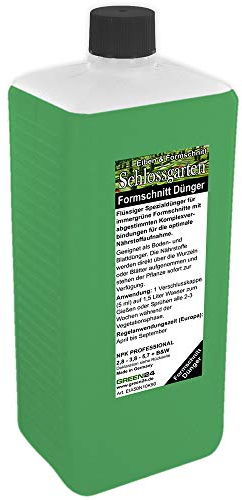 Eiben-Dünger XL 1 Liter Formschnitt Schlossgarten Flüssigdünger NPK Volldünger