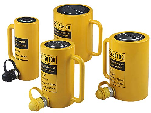 CGOLDENWALL Hydraulischer Wagenheber für Industrie, professionell, 10 – 200T, 100 mm, für Hebebühnen/Brücken (20T)