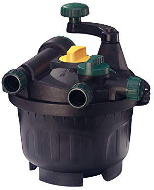 Blagdon Clean Pond Machine, Clean Foam Free Pressure Filter, UV Clarifier Light, Chi Media, Mechanical & Biological Filtration, Turn to Wash Clean Hands System, for Ponds up to 7000 Litres, Black