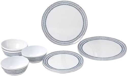 BRUNNER 0830148N.C6T Service de Table 12 pièces, Bluebay, Lot de 3