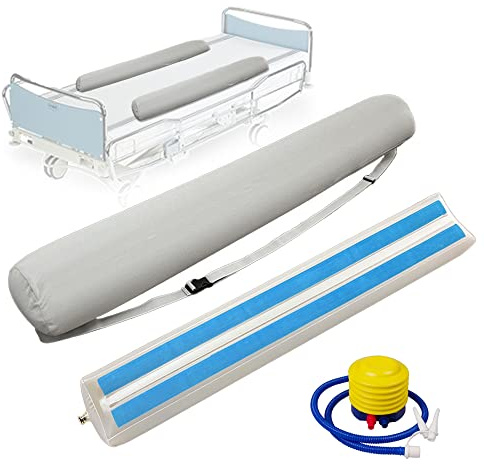 CHOYTONG Bettgitter Aufblasbare Stoßstangen, Med Bedside Anti-Fallschutz Protect Assist Keilkissen für Bettlägerige, Patienten, ältere Menschen, Behinderte, Schwangere