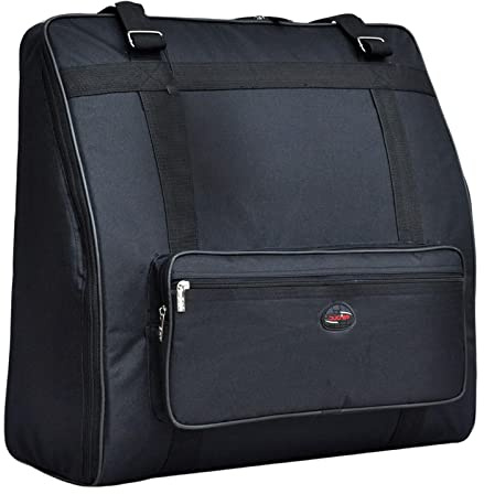 Oshhni Akkordeon-Gig-Tasche, Aufbewahrungstasche, Oxford-Material, Gewebe-Tragetasche, verschleißfeste, gepolsterte Klavier-Akkordeon-Tasche für 120 Bass,