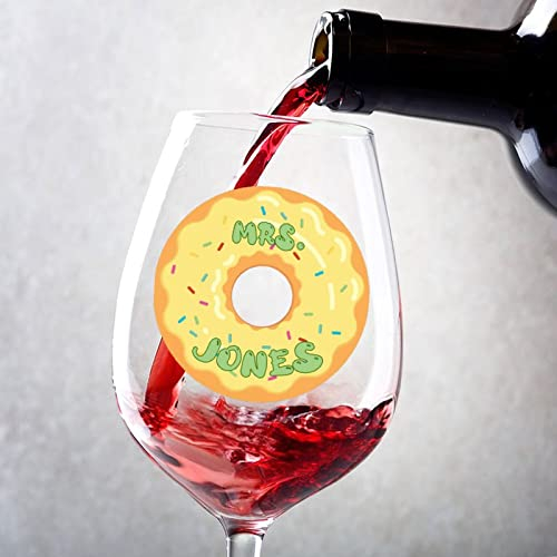 Rimego Juego de 2 copas de vino tinto personalizadas, copa de vino tinto de Navidad, 17 onzas, gran regalo de vino para boda, aniversario, Navidad, cumpleaños