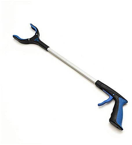 TRoki Recolector de Basura Extensible Ayuda de Alcance Duradera para Personas Mayores, recogedor de Basura portátil con Pinza