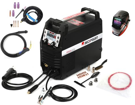 Decapower ULTRMIG EXPERT MIG Dual Pulse Synergy Poste à souder MIG MAG MMA LIFT DC TIG Soudage gaz et sans gaz Avec S2T S4T (PACK 3)