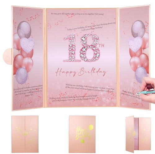 Libro Visitas Cumpleaños, Libro de Firmas de Cumpleaños Libro de Firmas Cumpleaños Libro de Visitas Cumpleaños para Mujeres y Niñas