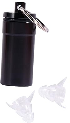 minkissy Silicone Musician Earbuds Noise Reduction Earplugs with Portable Bottle for Comfortable Hearing Protection and Easy Maintenance for Bars and Nightclubs