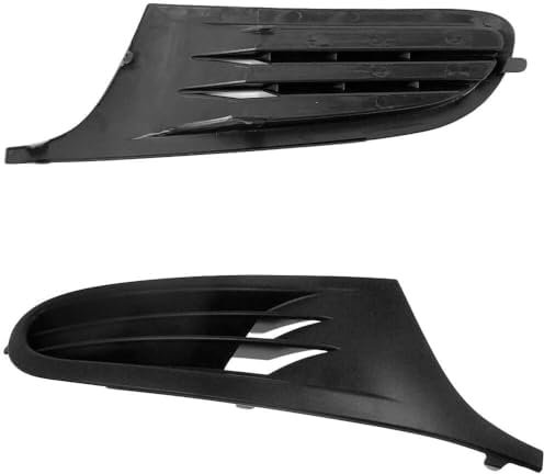 WDMNAO 2 Stück Auto Frontgrill Nebelscheinwerfer Gitter Grill für VW Golf MK6 Hatchback Estate 2009-2012, Auto Frontstoßstange Nebelscheinwerfer Kühlergrill Abdeckung Ersatz Auto Zubehö