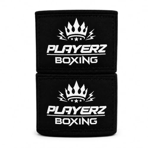 Playzer Deluxe Handbandagen - 5 Meter | Elastische Boxbandagen für Hand & Handgelenkstütze | Premium Schutz für Boxen, Muay Thai & Kampfsport | Sicherer Klettverschluss | Maschinenwaschbar