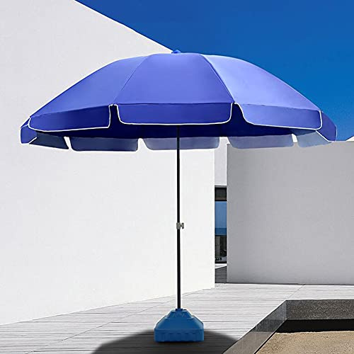 QUSYZD Parasol de Jardin Portable, Pare-Soleil d'extérieur avec Poteau télescopique, Parasol, Housse de Parasol de Table, Protection Solaire étanche, Rotation à 360°, pour Plage,Brown-2.8m/9ft