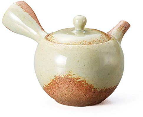 Tokoname Y715 Isshin Ash Glazed Round Teapot, Tea, 8.1 fl oz (230 ml)