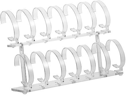 Cabilock Transparenter Acryl-uhrenständer Abnehmbar Umweltfreundlich Elegantes Design Für Ladentheke Und Schaufensterpräsentation