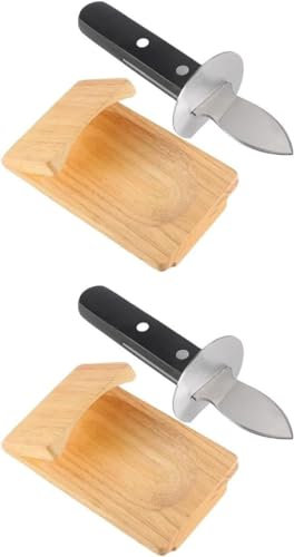 Shitafe Austernöffner Aus | Austernmesser Set Austernmesser Und Tablett | Austernschäler Klammer | Oyster Shucking Clamp | Austernhalter | Tragbare Meeresfrüchte Werkzeuge | Küchenhelfer Für Zuhause