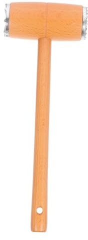 IMIKEYA Meat Pounding Tool Meat Hammer Wooden Handle for Tenderizing and Flattening