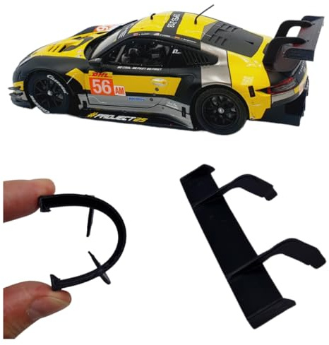 Blackslot Flexibler Spoiler – Carrera Zubehör für 124 Porsche 911 RSR, Carrera Bahn Tuning Ersatzteil Kleinteil im Maßstab 1:24