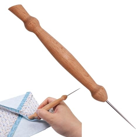 Generisch Ahle Werkzeug,Metall Stiletto Nähwerkzeug - Speedy Stitcher Nähreparaturwerkzeug - Multifunktionales, praktisches Nähreparaturwerkzeug für Schneiderbedarf, Leder Quilter's Companion