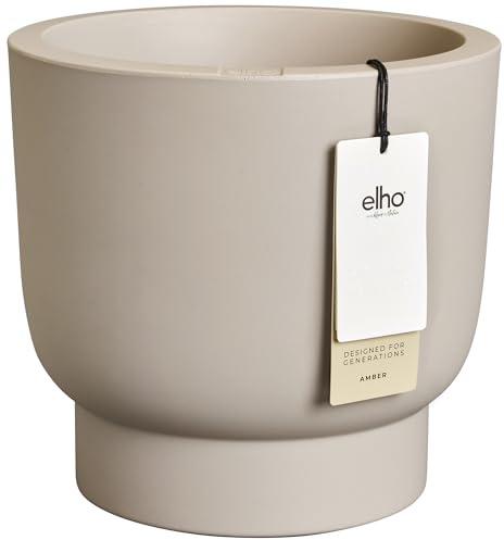 elho Amber Grail 30cm Blumentopf - Balanced Beige | Ø 29.5 x H 28.3 cm | Für Innen- & Außenbereiche geeignet | 100 % recycelter Kunststoff