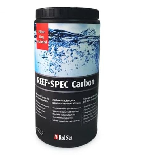 RedSea Reef SPEC Charbon actif au carbone de qualité supérieure hautement activé pour aquariums marins et récifs (1000 ml)