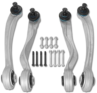 SUSMONSTER 4-TLG Vorderer Querlenker Set, Vorderer oberer Querlenker vorwärts/rückwärts gerichtet Für AUDI A4 A6, VW PASSAT, Skoda Superb I