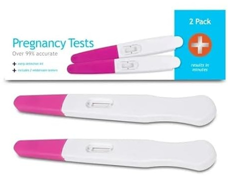 Pregnancy Test Kit, 2 Pack, Over 99% Accurate, Quick Results in Minutes, Early Detection, Baby Boy, Girl