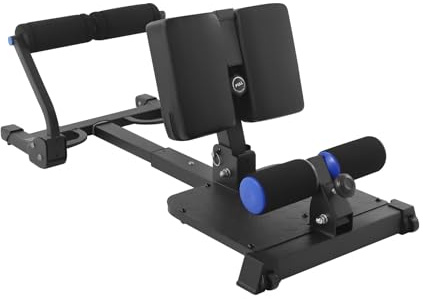 Squat-Maschine Kniebeugentrainer Beintrainer für Bauch, Beine, Po & Rücken, Faltbare Kniebeugenmaschine bis 120kg Belastbar, Bauch-Gesäß-Trainer 108x47x34.5cm Fitnessgerät (Schwarz)