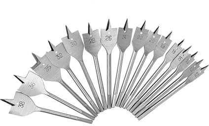 1pcs 6-50mm Flat Drill High-carbon Steel Wood Set Woodworking Spade Bits Tool(26mm)