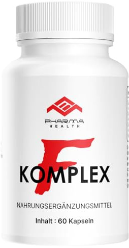 F Komplex Kapseln | Rein | EXTRA STARKE FORMEL | 60 Premium Kapseln