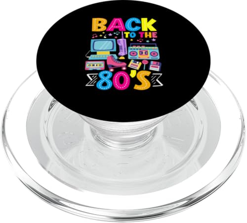 Patin à roulettes rétro Boombox Vintage, Retour aux années 80 PopSockets PopGrip pour MagSafe