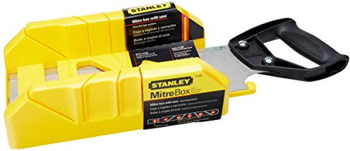 Stanley Boîte à onglets de rangement pour scie 19-800 avec scie à dos de 30,5 cm, lot de 1