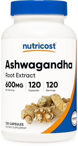 Nutricost Ashwagandha 600 mg, 120 Capsules