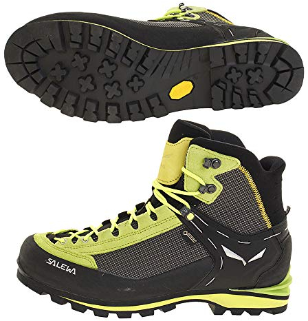 Salewa Crow Gore-Tex Herren Wanderstiefel, Grün, 9
