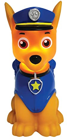 Lexibook, Paw Patrol, Chase Colour Nattlampa för barnrummet, färgbyte, slätt ljus, Batteri, NLJ001PA1