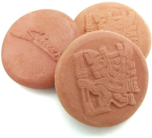 SIMARU Tabakbefeuchter – Humidrole Pouch Button – Humidor befeuchter – Terakotta Stein– Terracotta Humidifying Stone gegen Austrocken von Tabak/Drehtabak – immer frischer Tabak (3 Stück)
