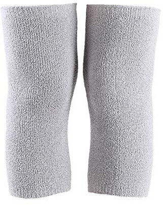 Omenluck 1 par rodilleras protector de apoyo ultra fino rodilla manga transpirable compresión para hombres mujeres