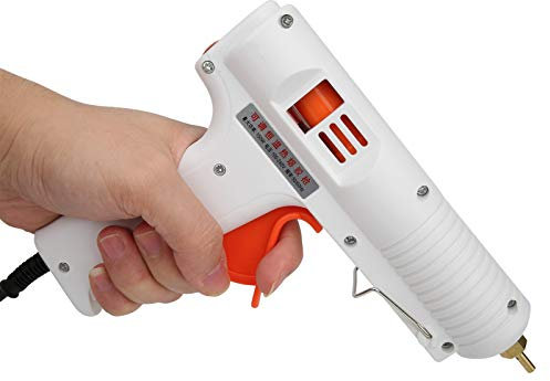 Pistola per colla a caldo Temperatura costante regolabile 150W AC100-240V Bianco HL-F Progetti di arti e mestieri fai-da-te Riparazioni rapide a casa(EU regulations)