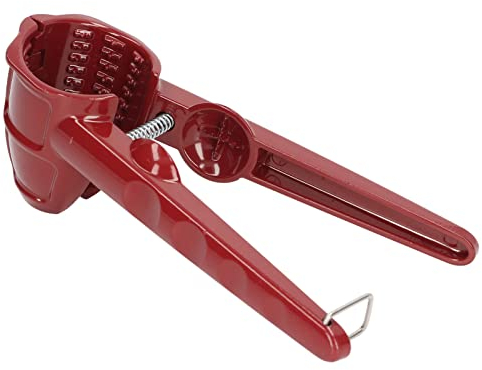 Cascanueces Herramienta Aluminio Multifunción Copa roja En forma de abridor de nueces Cascanueces Sheller Nut Cracker Gadgets para nueces Nueces Castaño Semillas de melón