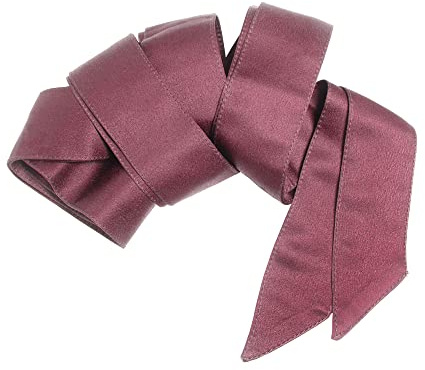 Maya Deluxe Damen Womens Sash Belt Ladies Satin Sash Waist Tie Ribbon Bow Accessory For Bridesmaids Bridal Wedding Prom Evening Occasion Belt