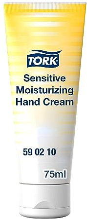 Tork Sensitive Återfuktande Handcreme, Parfym fri, 1 flaska, 75 ml, 590210