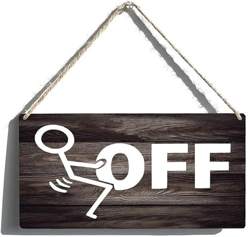 PELABE Wanddekoration, Holzschilder, lustiger Spruch für Erwachsene, für Garage, Männerhöhle, Zuhause, personalisierbar, Haustürschild, Garten, Familie, Höhle, Bar, Café, Dekoration, Geschenke, 20,3 x
