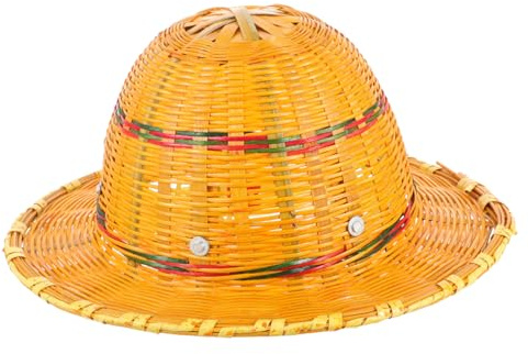 LALADEFIEE Sommer Atmungsaktiver Schutzhelm, Sicherheitshelm Aus Bambusgewebe, Schützender, Sonnenfester Helm