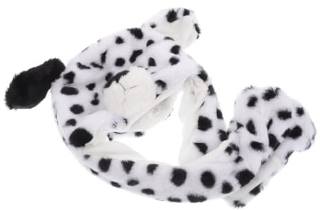 Abaodam Tiermütze Mit Beweglichen Ohren Plüschmütze Für Hunde Lustige Beaniemütze Für Damen Und Mädchen Party Cosplay-hut Warme Mütze Für Junge Mädchen Und Erwachsene Halloween Weihnachtsf