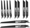 SINGTIP Lames de Scie Sabre 10 Pièces – Lames Alternatives en Acier au Carbone pour Bois, Métal, Plastique – Coupe Rapide et Précise, Compatibles avec Scies Standard
