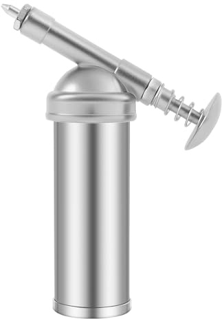 Mini Grease Gun 85cc, Small Compact Alloy Grease Gun with 3000PSI Pressure, Single-Hand Operation, Deep Thread Seal, Portable Design for Automotive, Machinery & Tool Maintenance