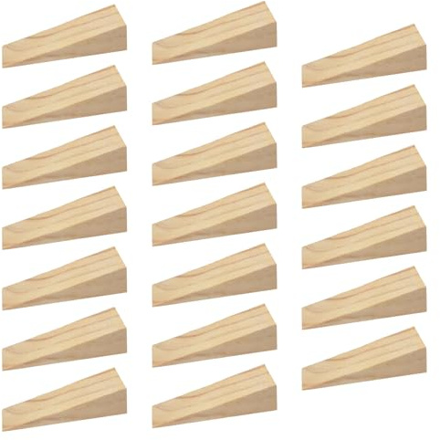 20 cunei in legno triangolari, cunei in legno, piccoli accessori per mobili, tappezzeria per mobili, porte e finestre, blocchi di legno per mobili, montaggio, fai da te