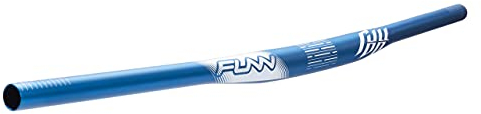 Funn Full On Mountainbike Lenker mit Lenkerklemme 31,8 mm und Breite 810 mm, robuster und leichter Legierungs-Riser-Lenker für MTB, BMX und Rennrad, Anstieg 7 mm (Blaue)