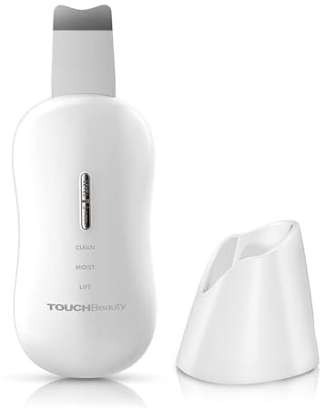 TOUCHBeauty Ultrasonic Facial Skin Scrubber SPA Gentle Peel Dermabrasion,Blackhead Remover, Exfoliation Facial Lifting, Skin Rejuvenation Anti-Age Device Cordless Facial Beauty Device AG-1887
