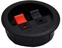 Maxxcount Federklemme für Lautsprecheranschluss Subwoofer-Leergehäuse