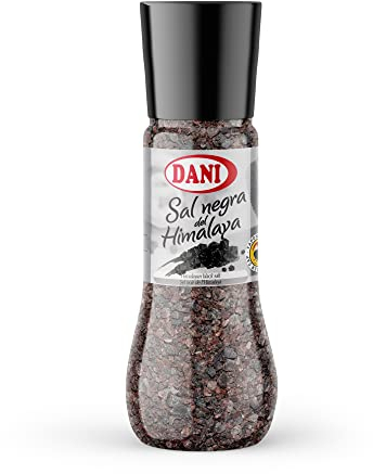 Dani Sel Noir de l'Himalaya avec Bouchon de Broyeur, 400 g