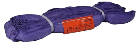 ATERET Powerlift Rundschlinge aus Polyester, 1,2 kg, vertikale Kapazität, 4,6 m Länge, 2,4 kg Korb, Violett