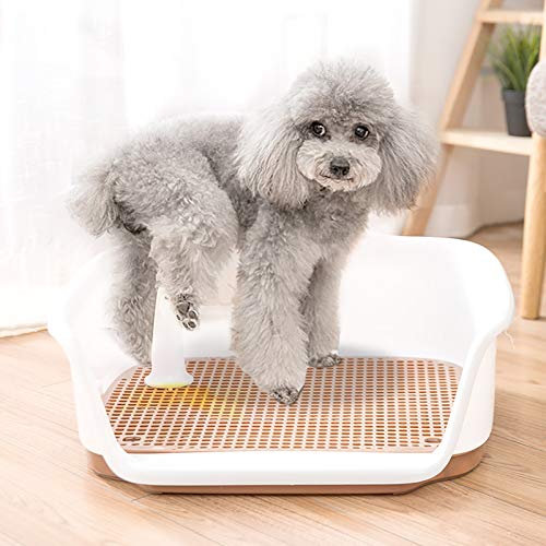 WANGPP Hundetoilette, Trainingszaun-Haustierablage, leicht zu reinigende Hundetoilette, Rasterdesign mit großer Kapazität Haustiertöpfchen (Pfoten trocken halten)